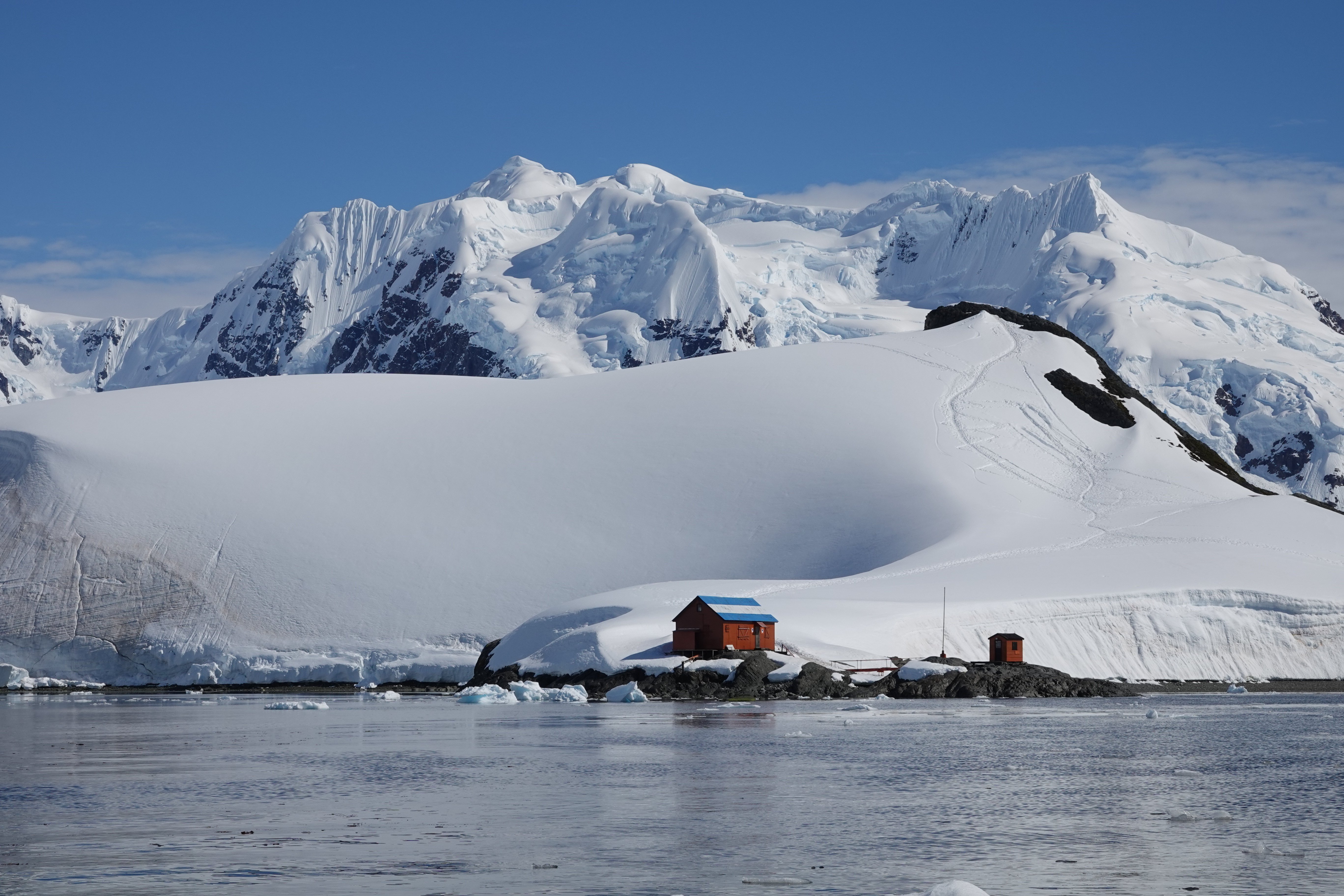 Refuge argentin dans la baie du Paradis